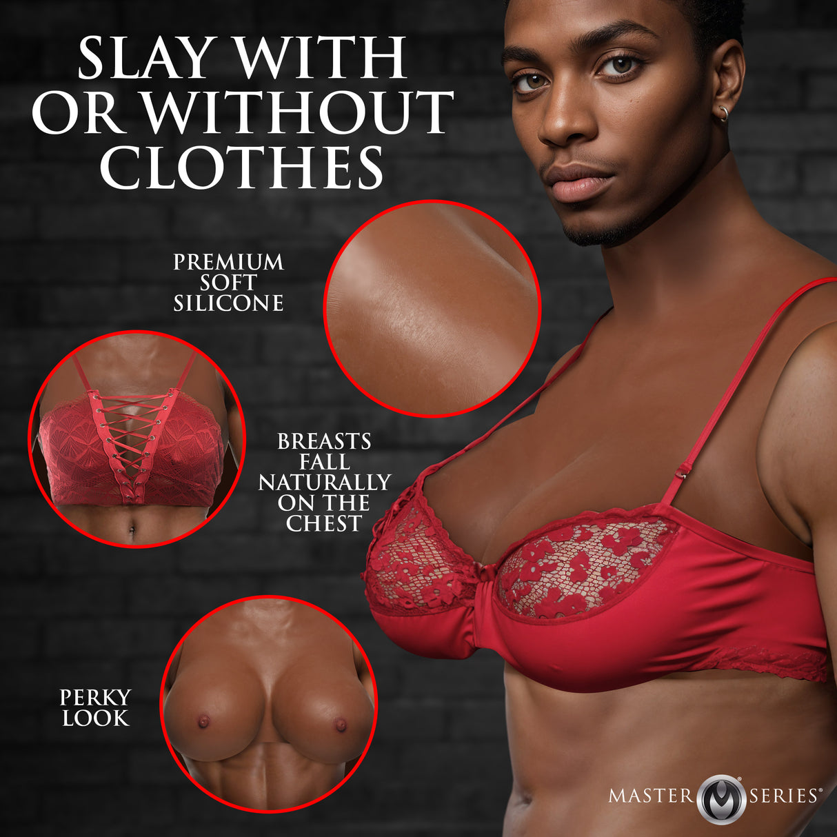 Perky Pair G-Cup Silicone Breast Forms BDSM Authority