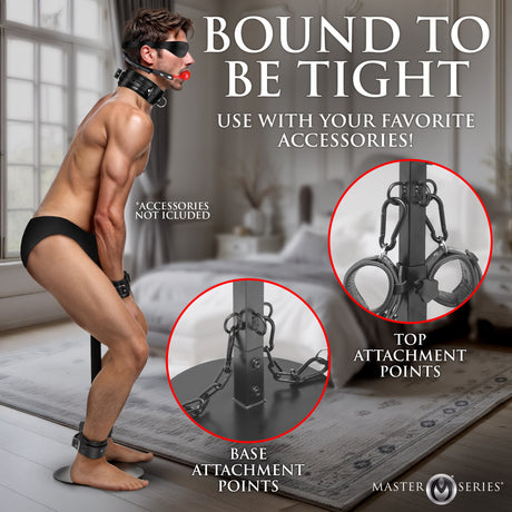 Pillory CBT Tower wide stable base gallery view 3, BDSM Authority