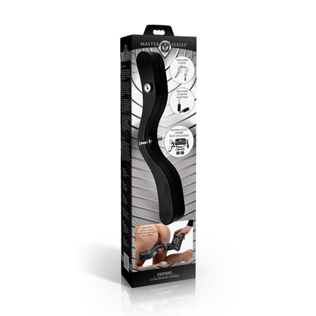 Exposed e-stim wooden humbler Master Series packaging - BDSM Authority