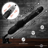 Double Pounder Silicone Vibrating Dildo Thruster - view 4