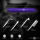Purple Elektrawand violet wand neon glow in use - BDSM Authority