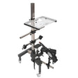 Adjustable kneeling position frame with ergonomic support and positioning structure for clinical use

