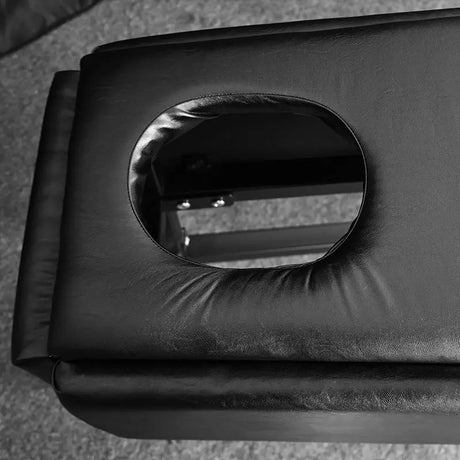Adjustable kneeling and prone chair HQJS-005 top view showing ergonomic support design and adjustable positioning.
