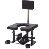 Adjustable Queening Chair Controlled Positioning Throne for Private and Professional Setups side view – adjustable BDSM chair with reinforced frame, stable base, and controlled positioning design.
