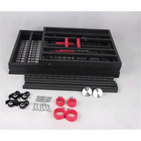 BDSM cage on wheels full configuration with all included position bars and accessories, BDSM Authority