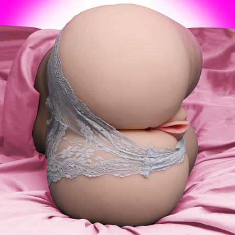 Mistress Jillian Doggie Style Masturbator - Light - feature detail of soft TPE finish - BDSM Authority