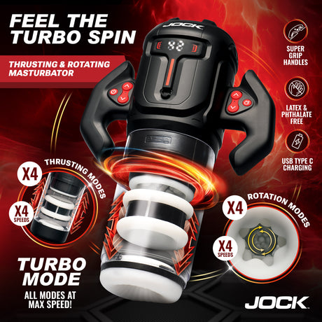 Turbo Spin Thrusting and Rotating Masturbator