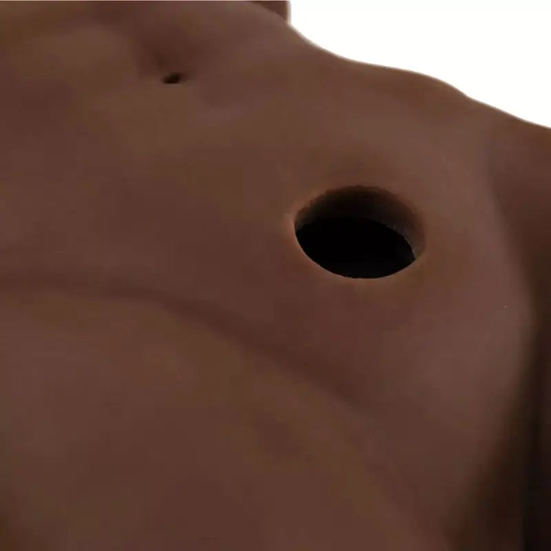 Camtoyz Raw Torso Masculino Nygel Male Torso Masturbator in Dark Chocolate Piel Oscura Skin Tone