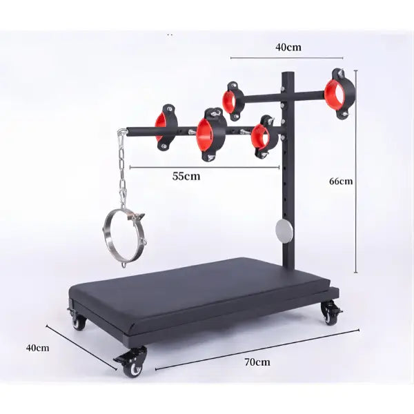 Hogtie platform features and specifications diagram - BDSM Authority