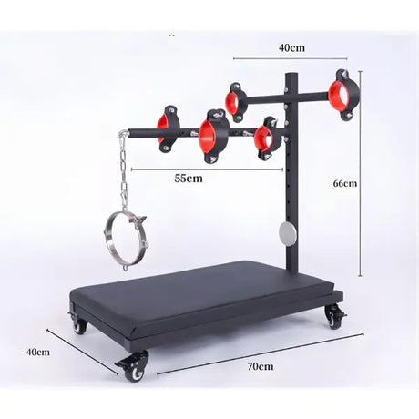 Hogtie platform features and specifications diagram - BDSM Authority