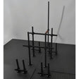 Heavy-duty BDSM DIY metal frame with reinforced steel construction and modular adjustable assembly design
