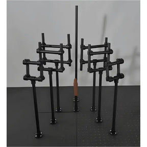 Heavy-duty BDSM DIY metal frame with durable steel construction and modular assembly design
