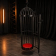 Heavy-duty large canary cage with reinforced steel frame and secure double-door enclosure design
