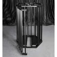 Heavy-duty hexagonal hanging cage style D HQJS-031 with reinforced steel frame and suspended enclosure design
