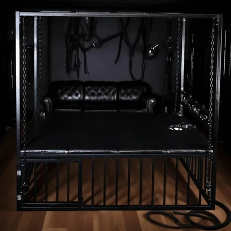 Heavy-duty adjustable bed HQJS-012 lifestyle image showing a sturdy steel frame and modern ergonomic design for comfortable resting and home use.