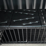 Heavy-duty Pleasure Bed HQJS-012 top view featuring a reinforced steel frame layout designed for durability, stability, and comfortable support.
