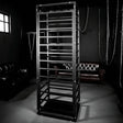 Heavy-duty standing and sleeping cage HQJS-021 lifestyle image featuring durable multi-use frame design with comfortable resting and standing space for indoor or outdoor use
