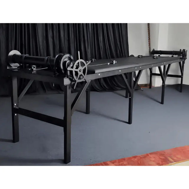 Heavy-duty studio bed with reinforced swinging frame and adjustable support structure HQJS-022

