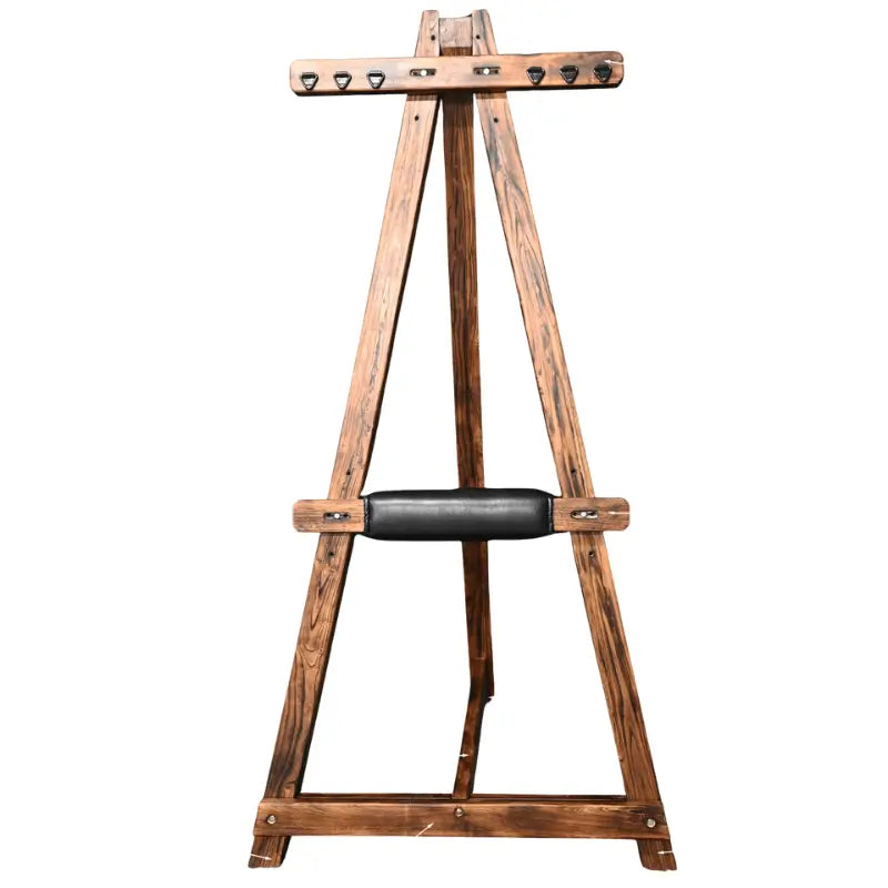 Heavy-duty vintage tripod stand HQSM-023 featuring durable industrial metal construction with stable three-leg support and vintage-style design for display or functional use
