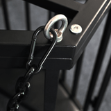 Heavy-duty hexagonal hanging cage HQJS-006 features view highlighting durable metal construction, geometric hexagon design, and reinforced structure for decorative storage and display use.

