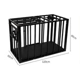 Heavy duty extra large confinement cage with specified dimensions and reinforced enclosure - BDSM Authority
