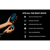 Hot Octopuss Pulse Duo Rechargeable Remote Control Vibrating Stroker Blue