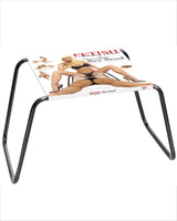 The Incredible Sex Stool steel frame dimensions view at BDSM Authority