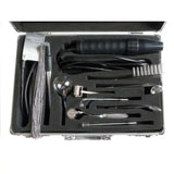 KinkLab Agent Noir Neon Wand Electrosex Kit, Solid-State Violet Wand with 11 Purple Electrodes and Locking Case