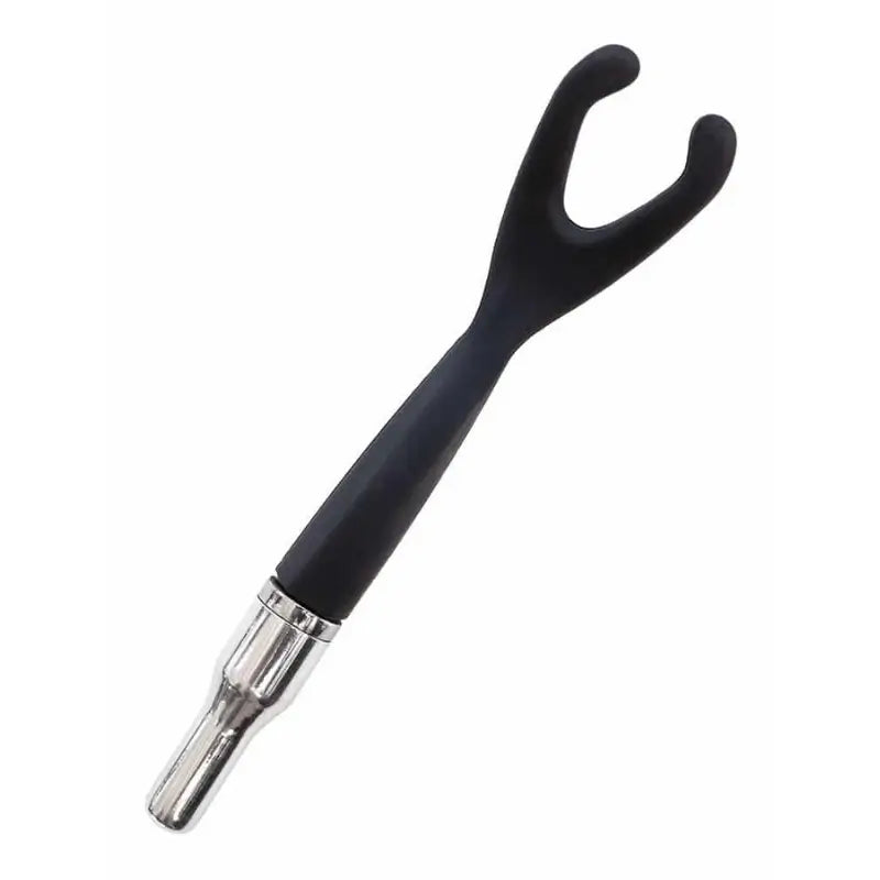 KinkLab Neon Wand Obsidian Intensity Kit, Black Solid-State Violet Wand with Electro-Whip and Flex Capacitor