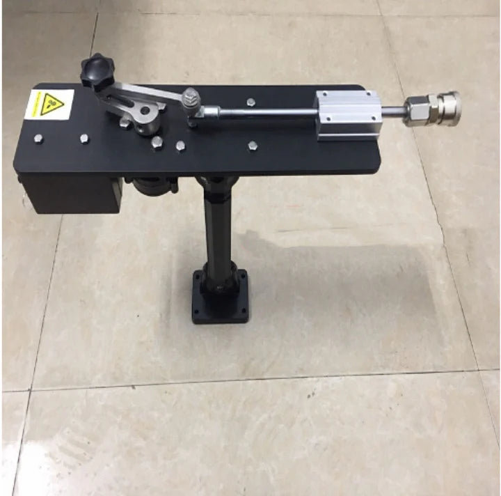 Lux adjustable bondage bench system base stand showing reinforced foundation, stability frame, and structural support design
