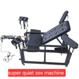 Lux adjustable bondage bench system with quiet mechanism, reinforced frame, and ergonomic adjustable positioning design
