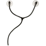 Merci Swell Auto Vibrating Nipple Sucker Cups in Black with Hands-Free Suction and 7 Vibration Functions