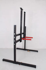 Multi-Position Bondage Stand System without model view, heavy-duty adjustable BDSM furniture featuring reinforced frame, padded supports, and multi-point restraint system for secure positioning and stability.