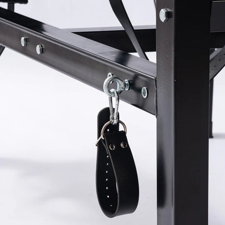 Punishment goat wrist restraint attachment detail - BDSM Authority