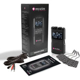 Mystim Tension Lover 2 E-Stim Power Unit, Dual-Channel Estim Powerbox with 7 Programs, Electrodes and USB-C Charging