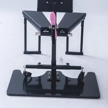 Orgasm Tower front close-up of frame and adjustable restraint points - BDSM Authority