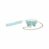 Ouch! International Paris Collection 8-Piece Bondage Kit with Iridescent Handbag, Collar and Leash, Cuffs, Flogger and Rechargeable Vibrating Bullet