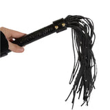 Ouch! International Rome Collection 8-Piece Bondage Kit with Iridescent Handbag, Collar, Cuffs, Flogger and Vibrating Bullet