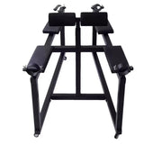 Penalty Goat Restraint Bench, heavy-duty padded BDSM furniture with reinforced frame and adjustable restraint points designed for secure positioning and support during adult bondage use.
