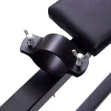 Penalty Goat Restraint Bench restraint view, heavy-duty padded BDSM bench with reinforced frame and adjustable restraint points designed for secure positioning, stability, and support.
