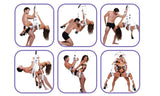 Fantasy bondage swing adjustable sex swing with wrist and ankle cuffs at BDSM Authority