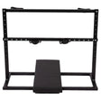 Portable Breeding Stand Bench, heavy-duty adjustable BDSM restraint furniture featuring reinforced portable frame, padded supports, and secure positioning system for stable support and control.
