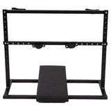Portable Breeding Stand Bench, heavy-duty adjustable BDSM restraint furniture featuring reinforced portable frame, padded supports, and secure positioning system for stable support and control.
