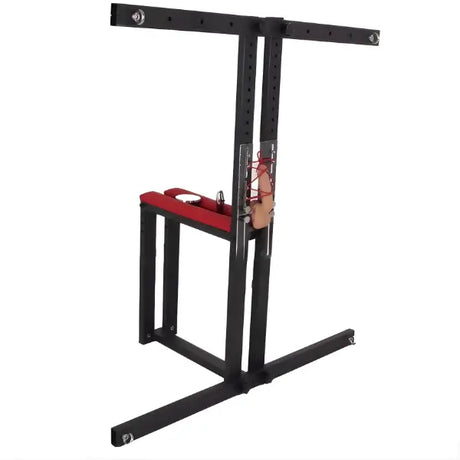 Precision exposure bench front left view of reinforced frame - BDSM Authority