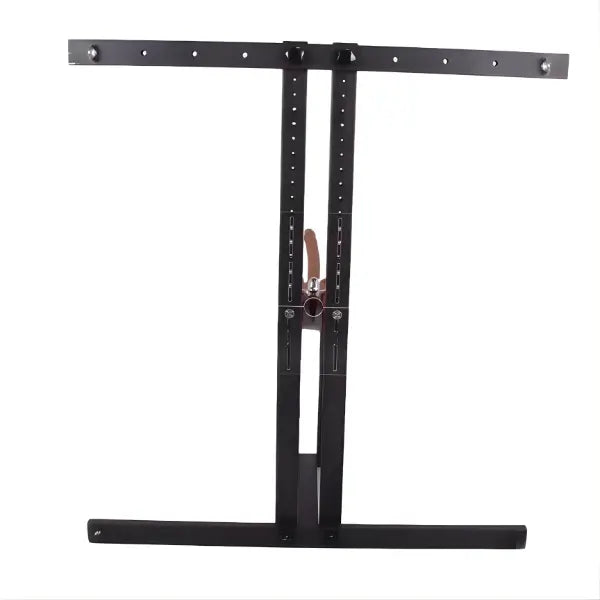 Precision exposure bench for controlled training and restraint systems, full view, showing complete frame structure and design details
