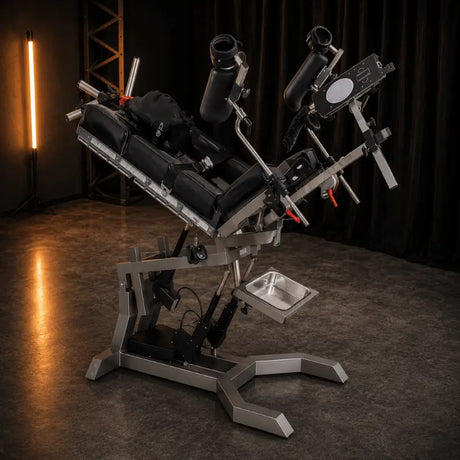 Premium electric wellness chair BMOOSER-4 with adjustable positioning and reinforced ergonomic support frame design
