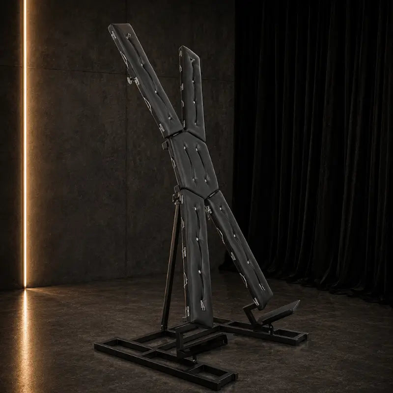 Premium X-frame studio support structure with reinforced metal construction MOOSER-1
