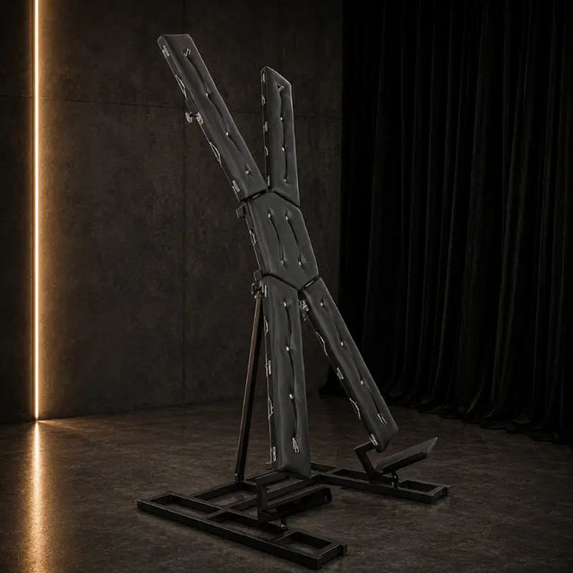 Premium X-frame studio support structure with reinforced metal construction MOOSER-1
