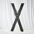 Premium metal X-style wall rack HQJS-003A front view industrial storage rack
