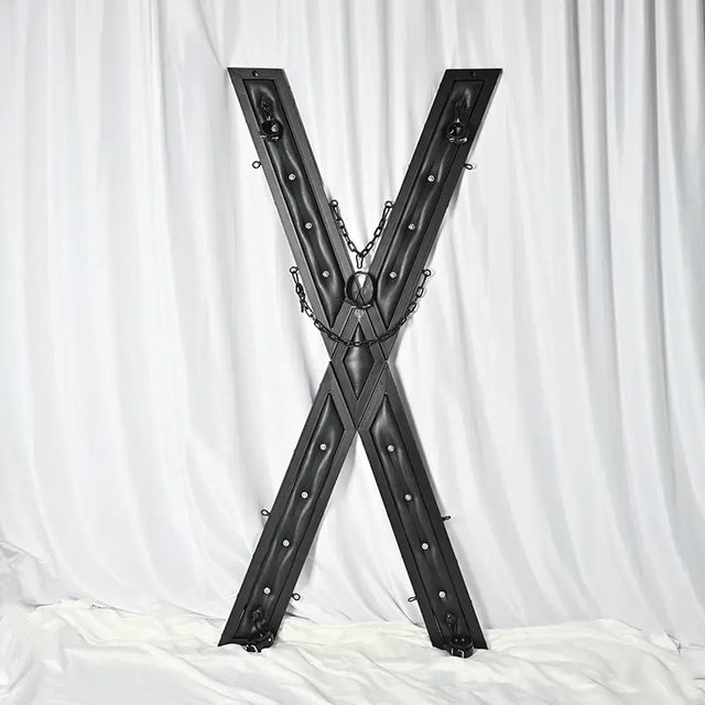 Premium metal X-style wall rack HQJS-003A front view industrial storage rack
